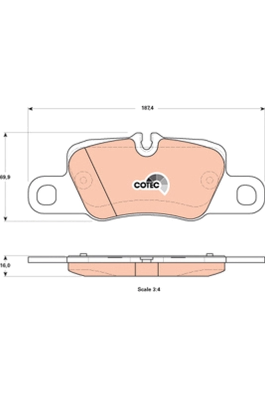 Set placute frana