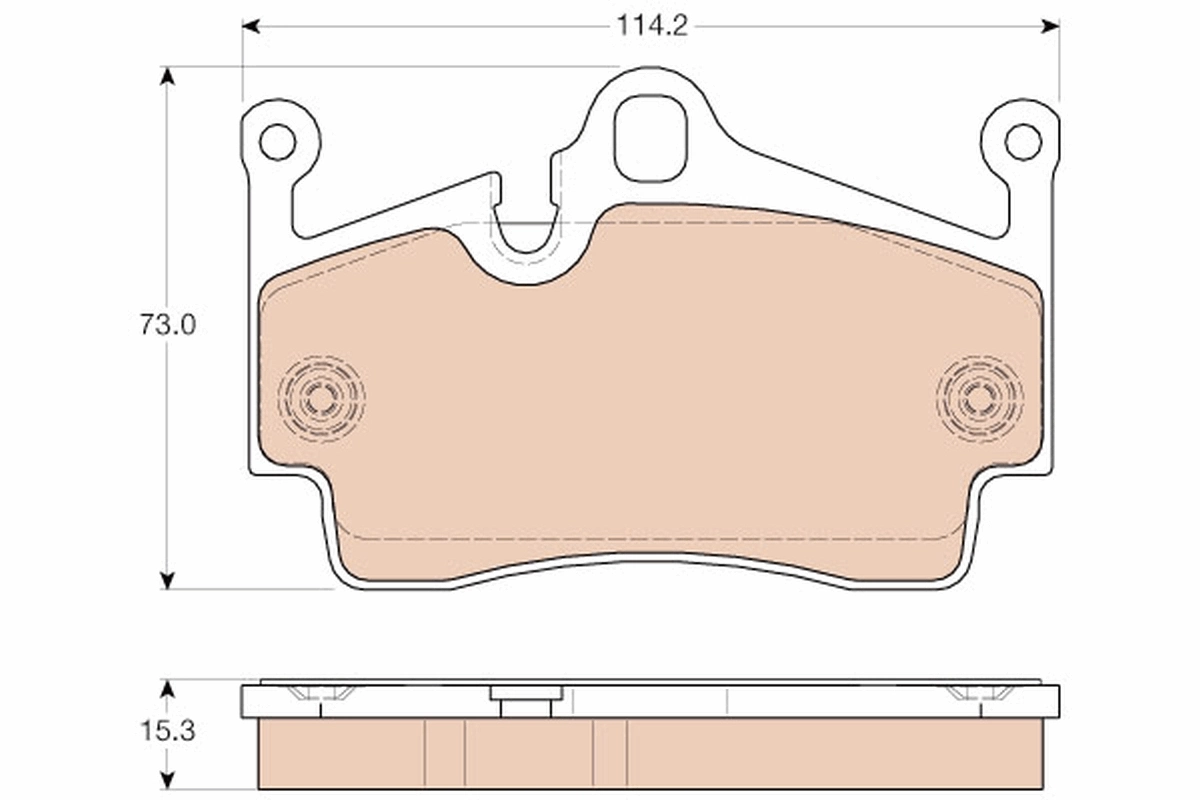 Set placute frana