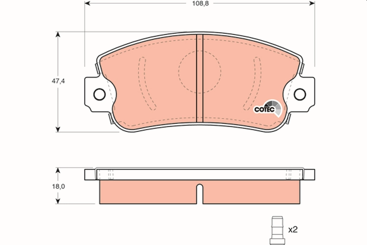 Set placute frana