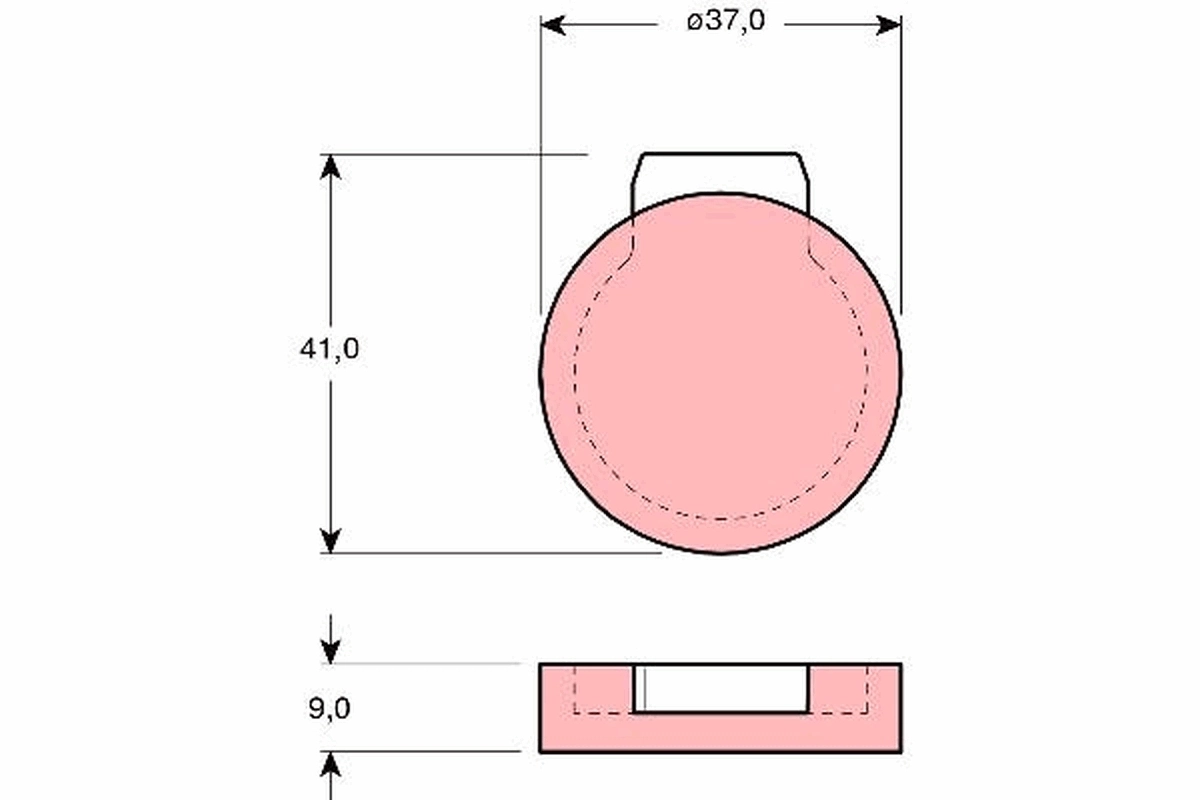 Set placute de frana frana de parcare cu disc