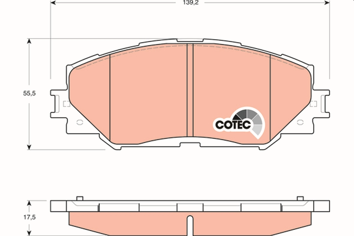 Set placute frana