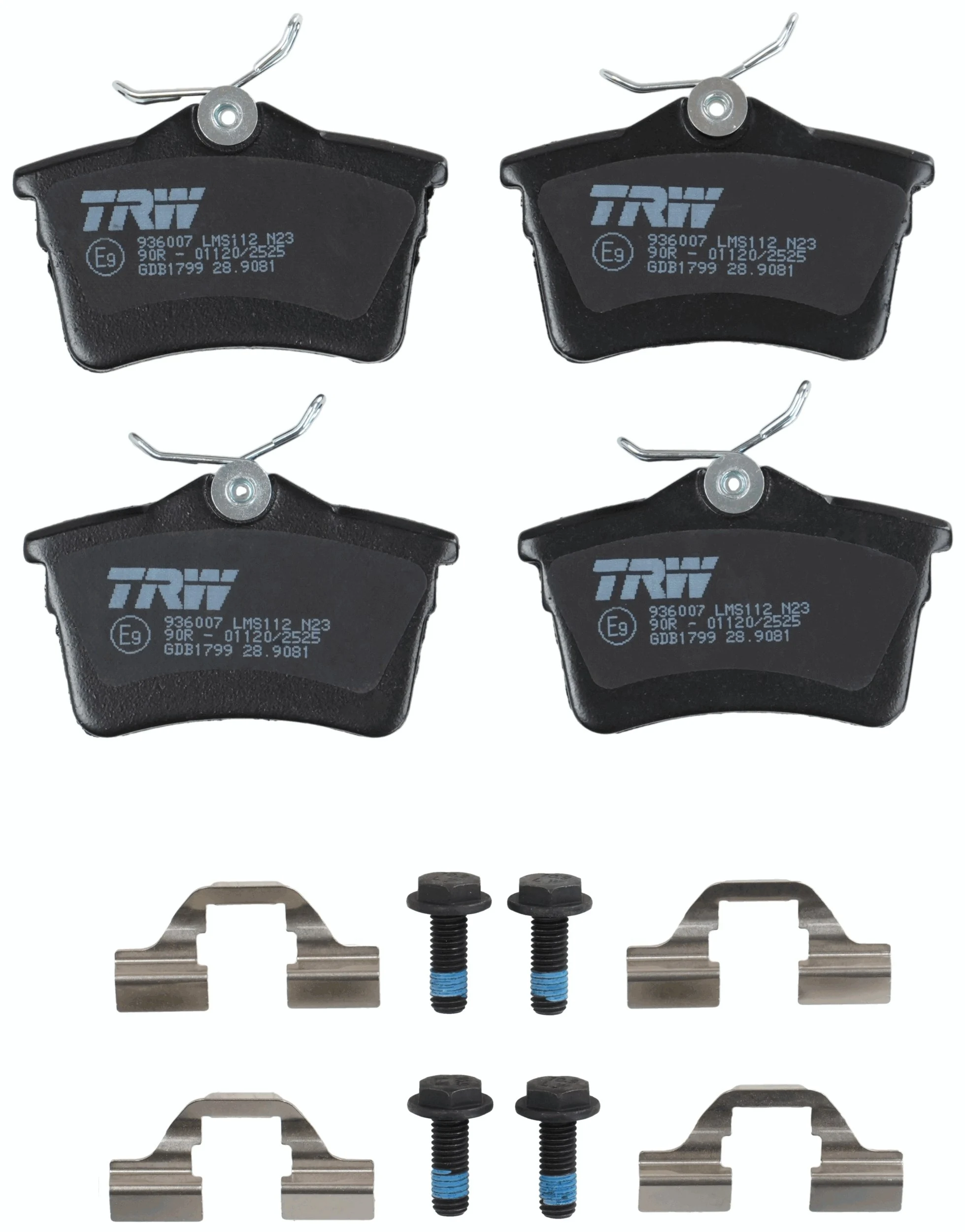 Set placute frana