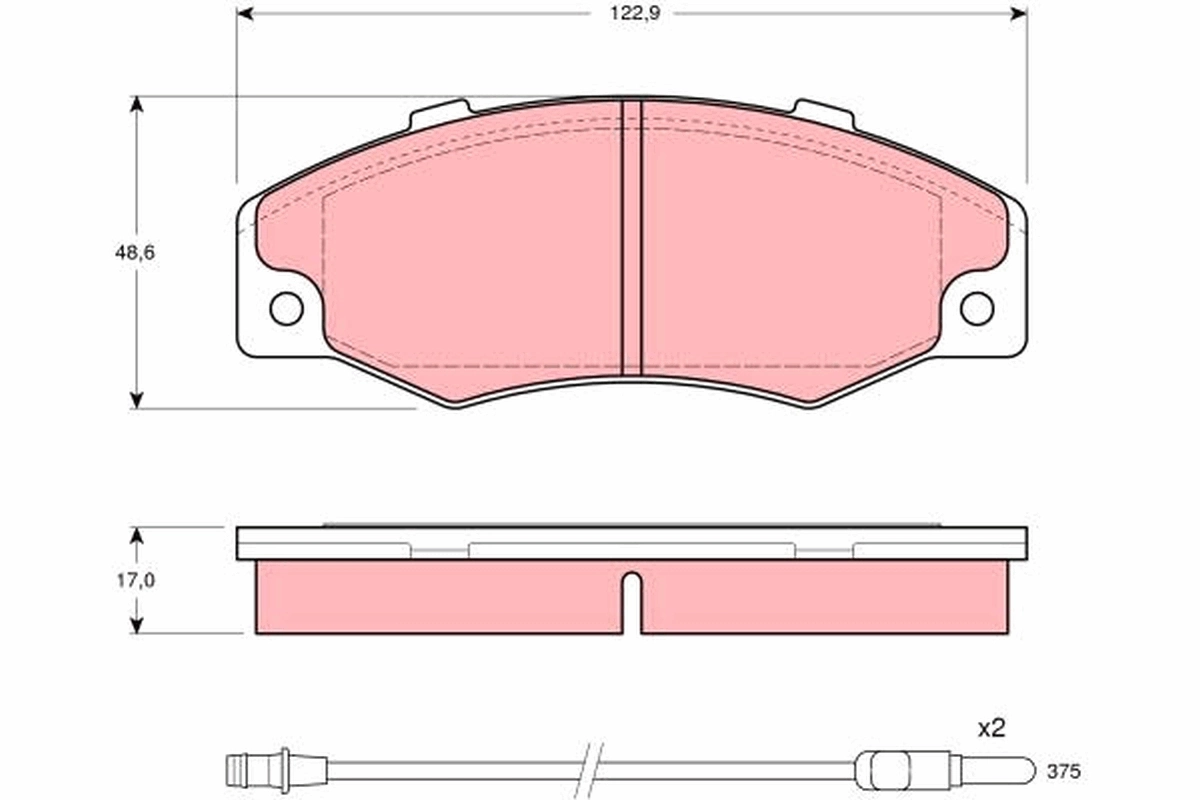 Set placute frana