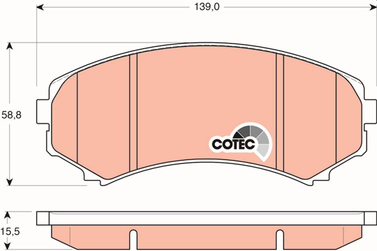 Set placute frana