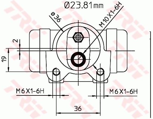 Cilindru receptor frana
