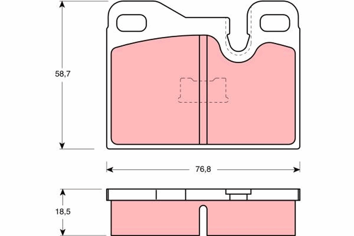 Set placute frana
