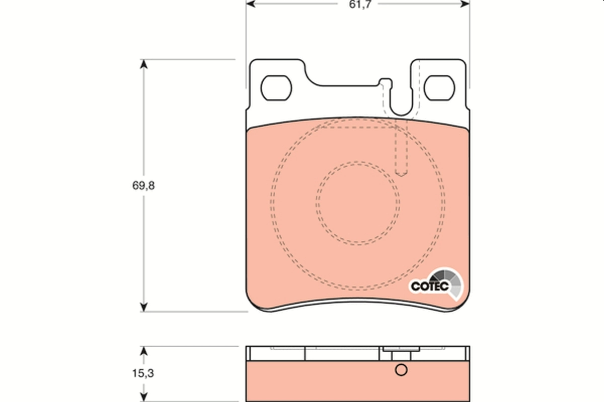 Set placute frana