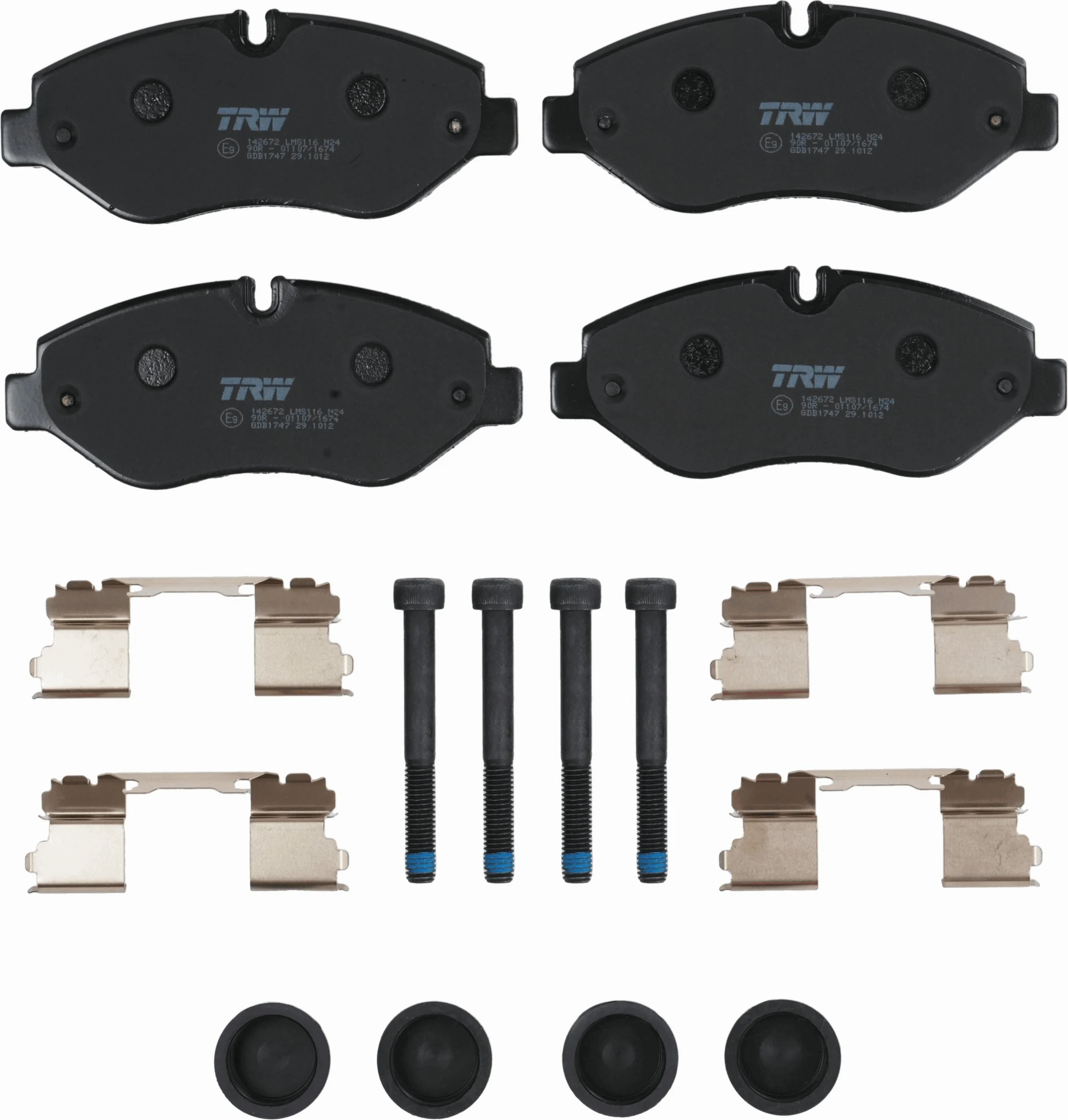 Set placute frana