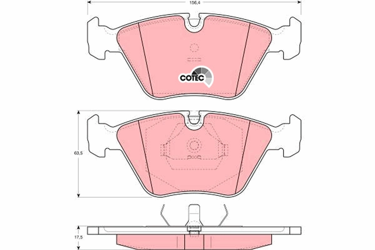 Set placute frana