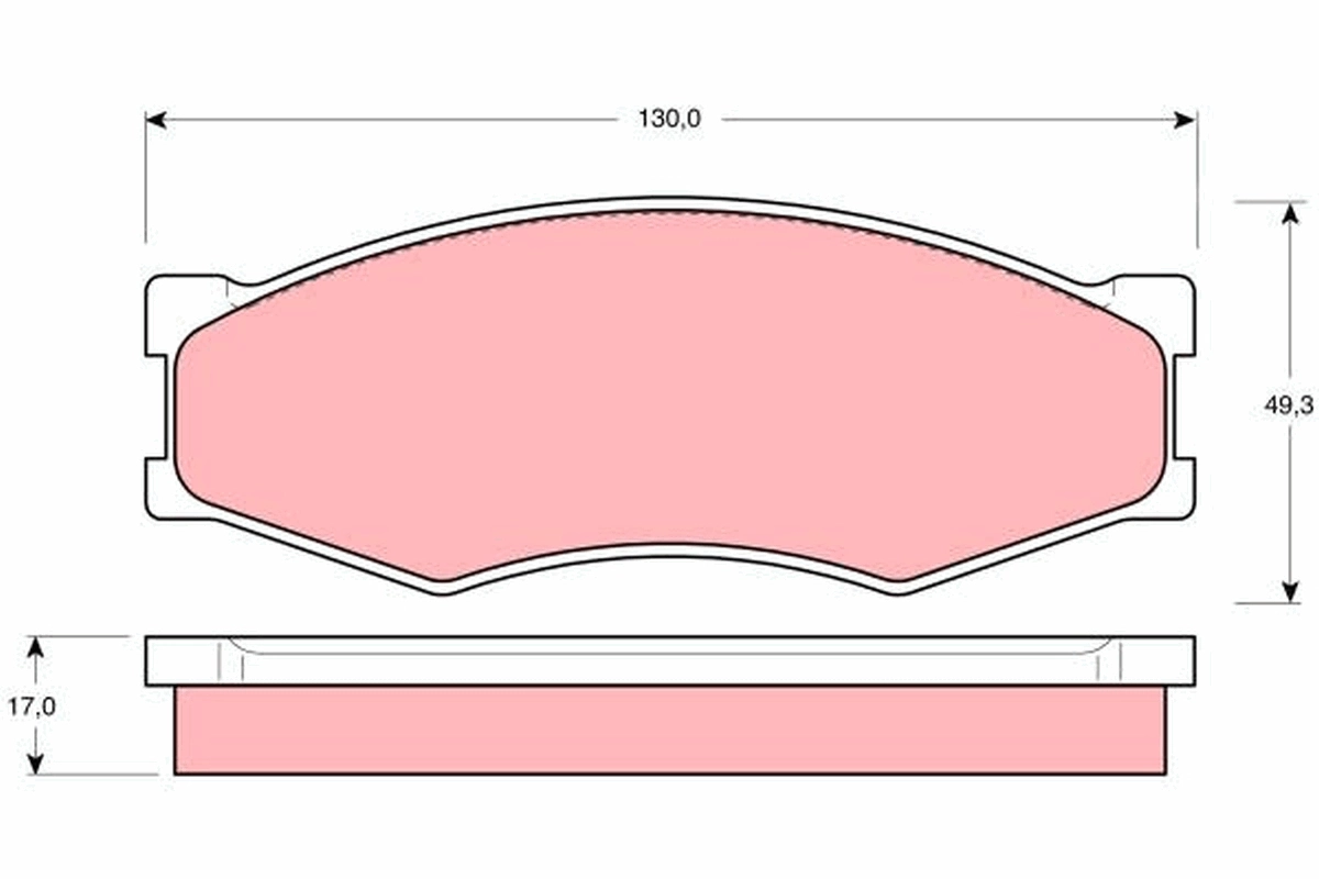 Set placute frana