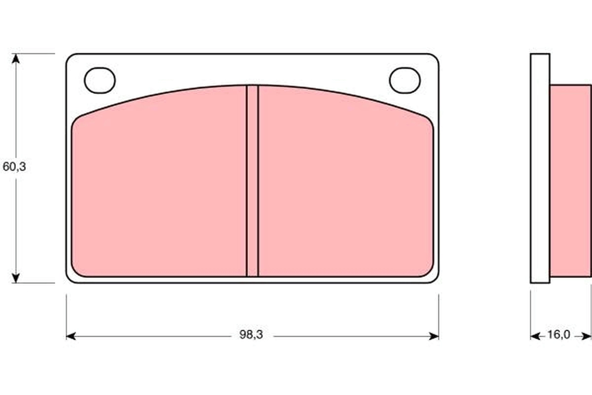Set placute frana