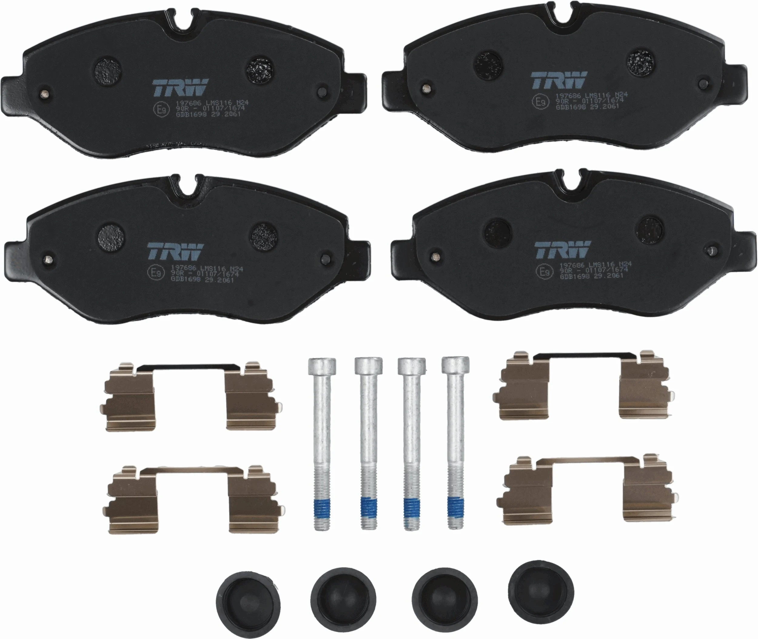 Set placute frana
