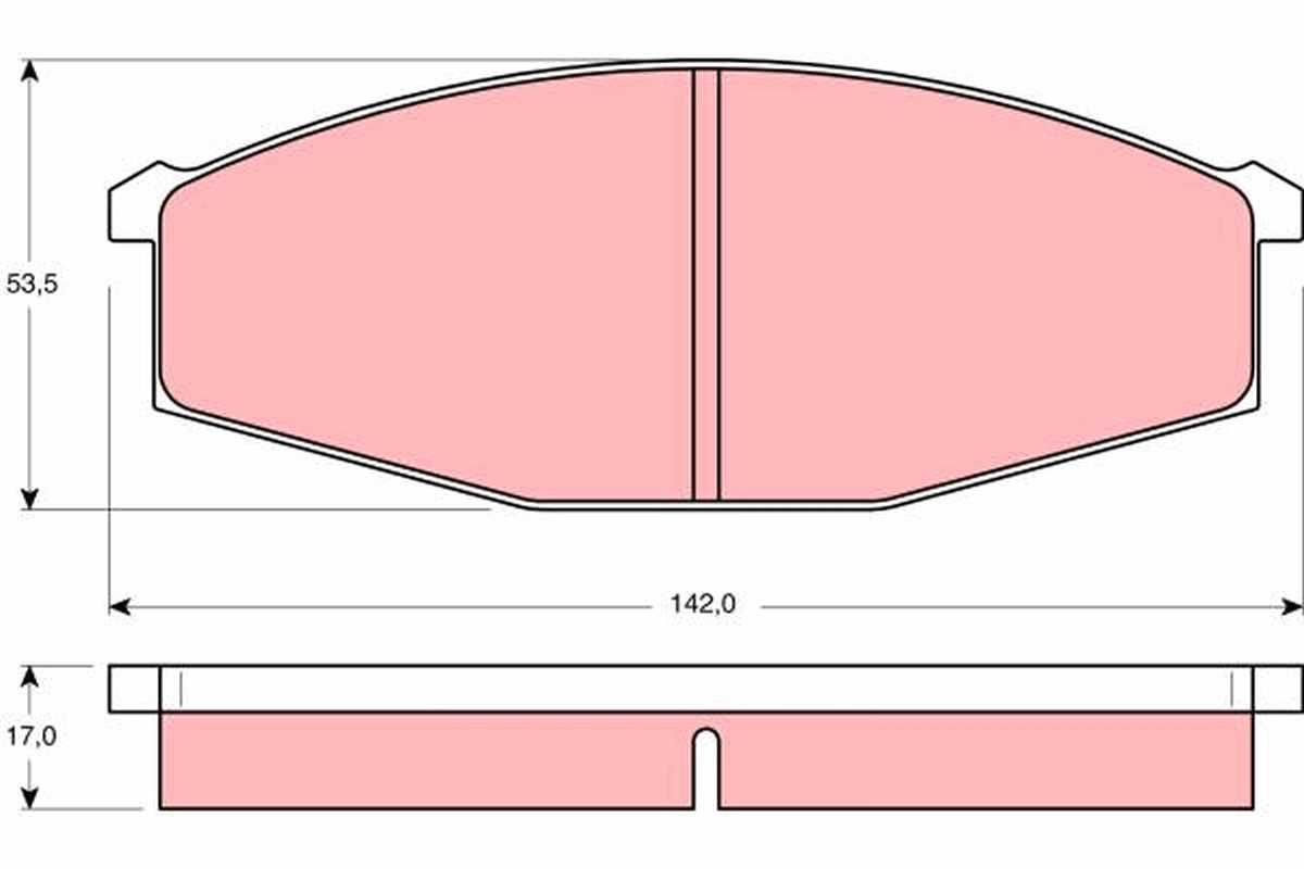 Set placute frana