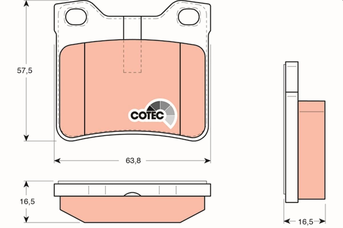Set placute frana