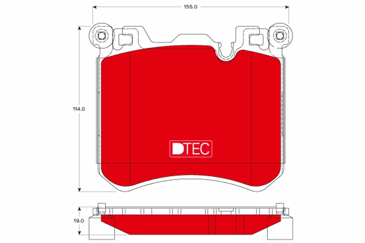 Set placute frana