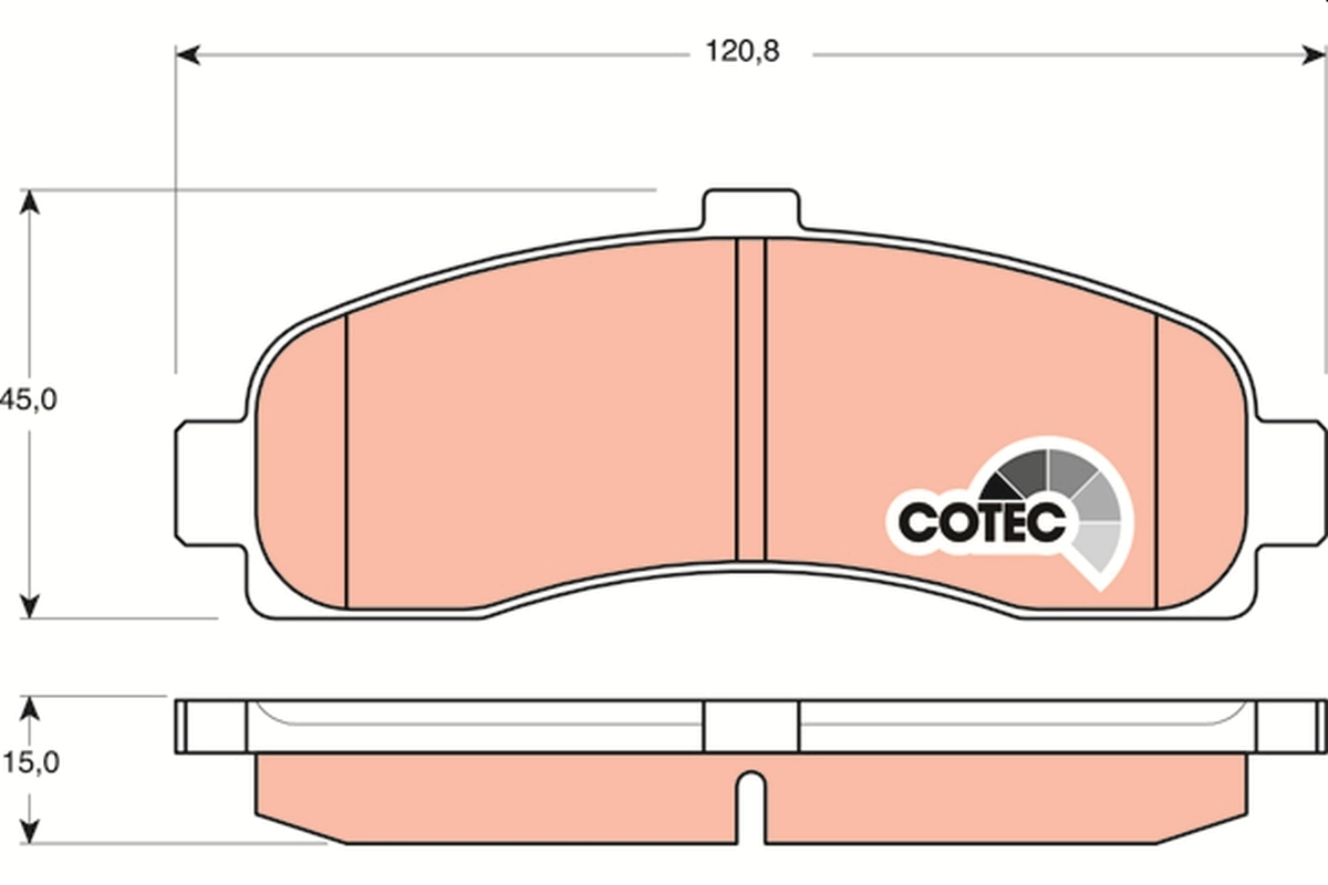 Set placute frana