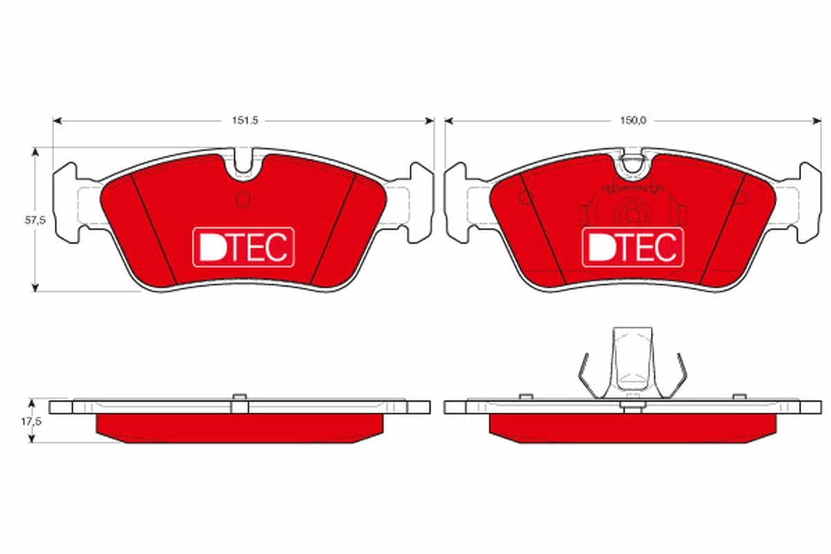 Set placute frana