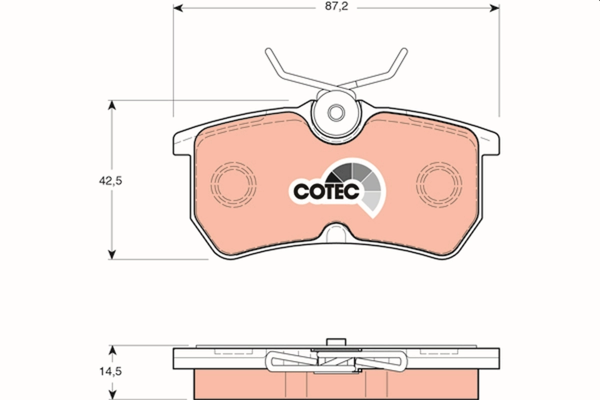 Set placute frana