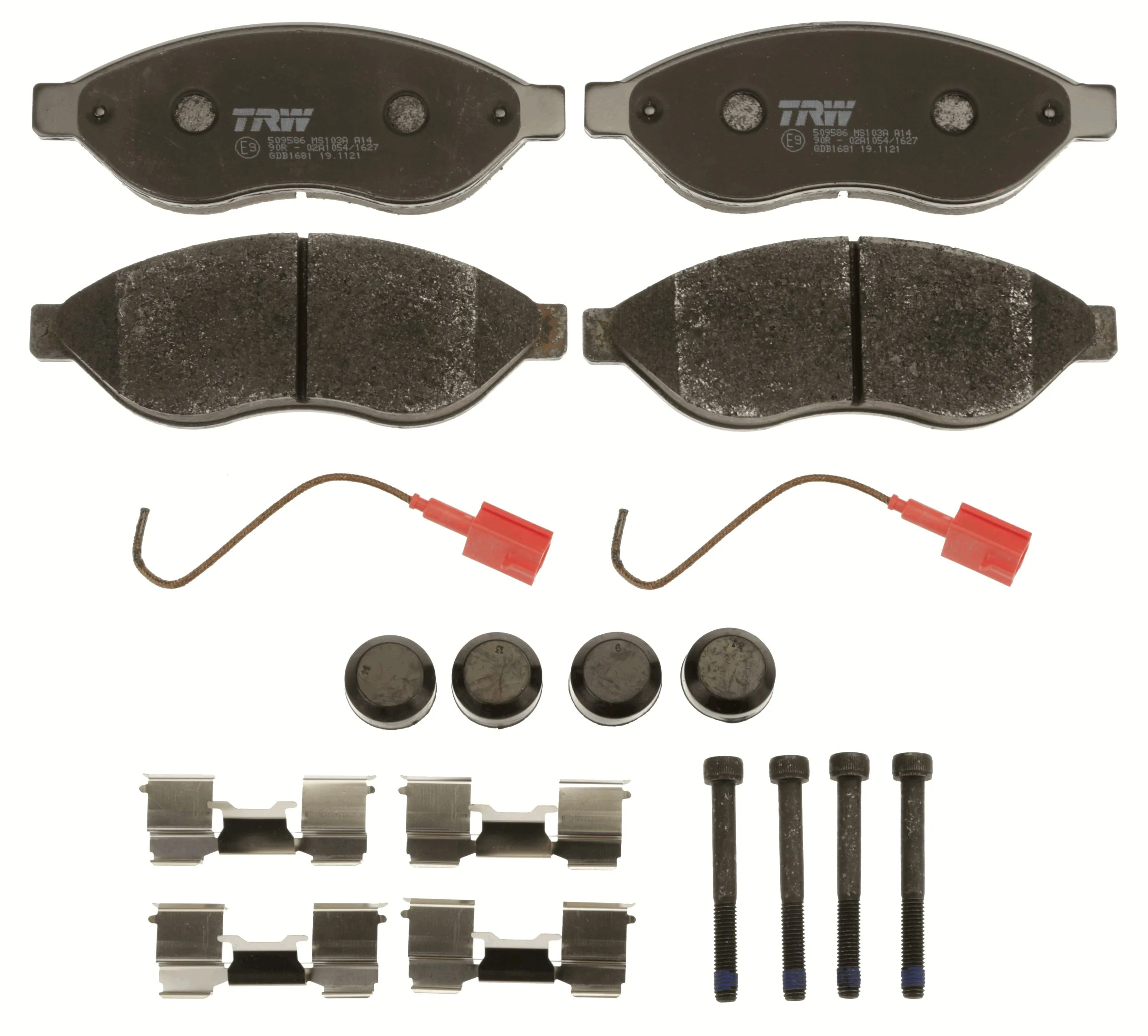 Set placute frana