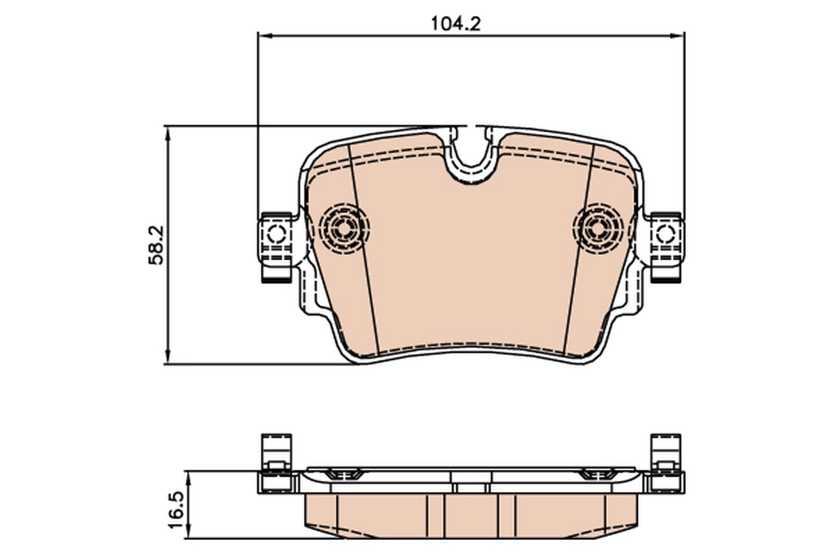Set placute frana