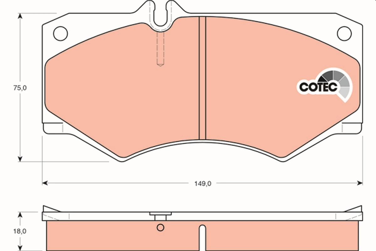Set placute frana