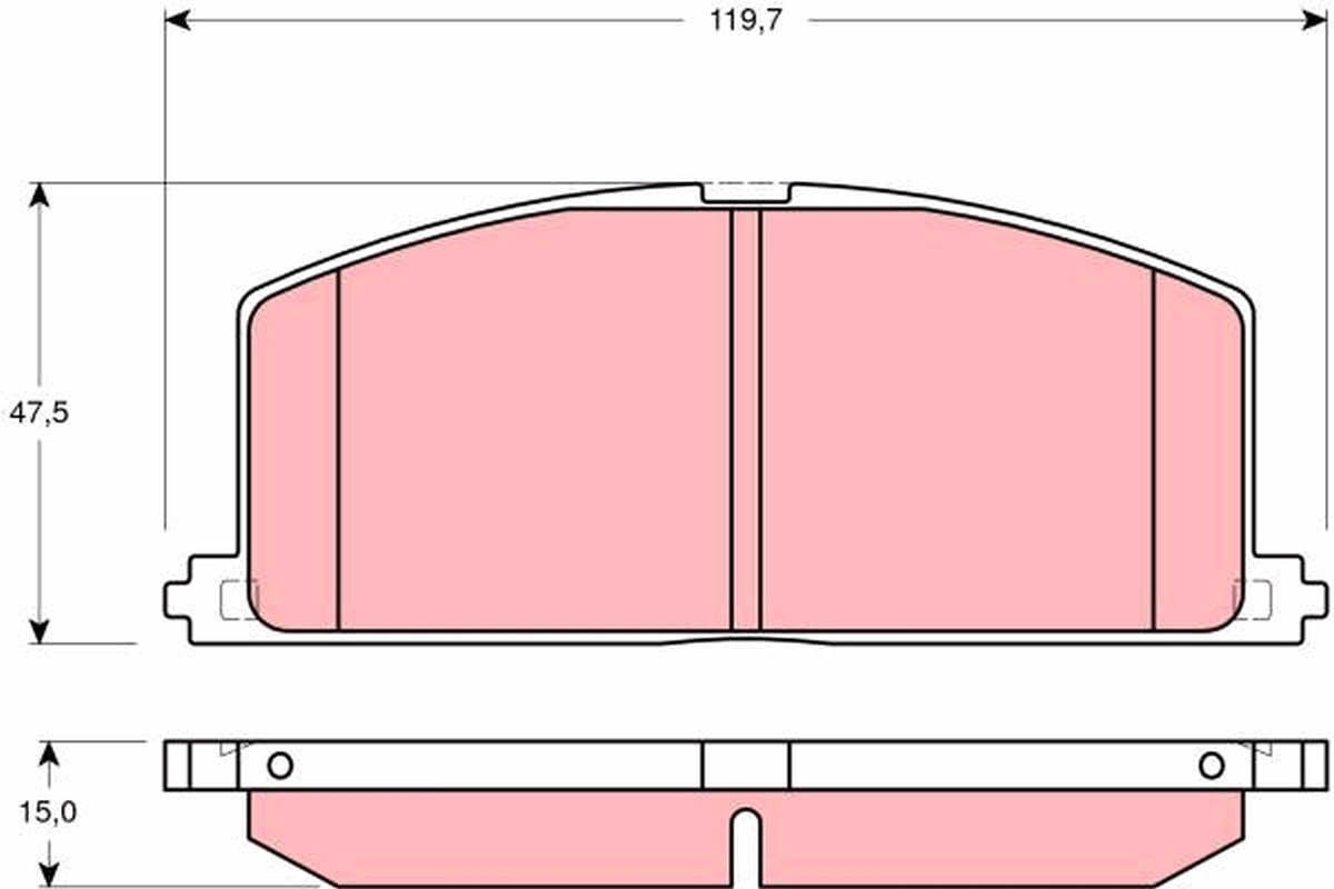 Set placute frana