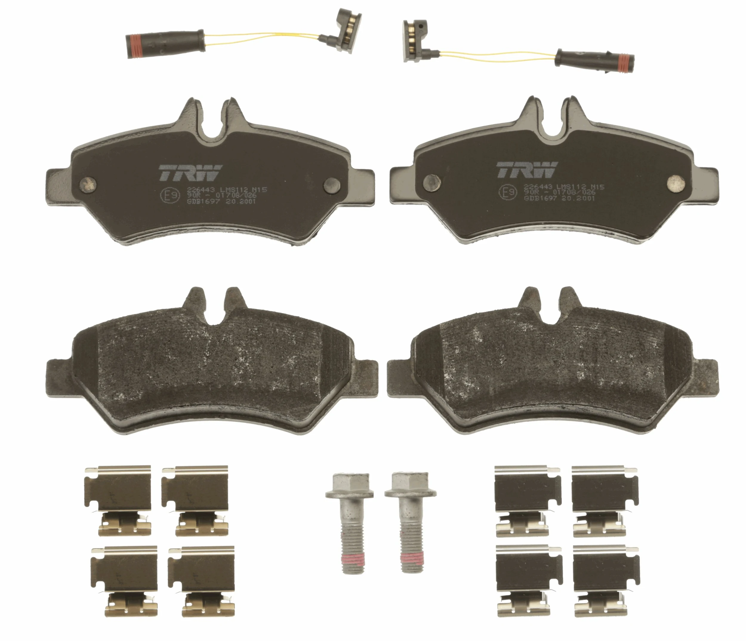 Set placute frana
