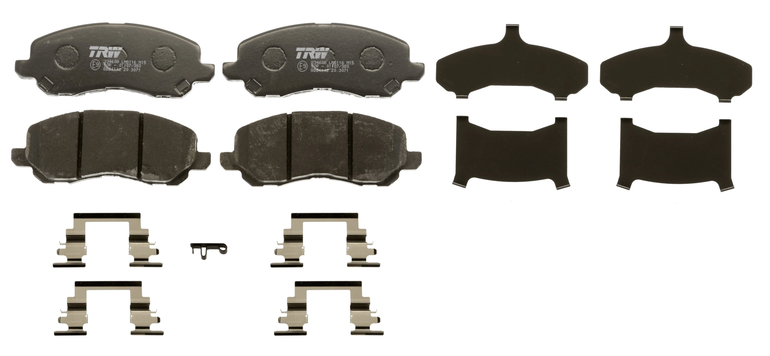 Set placute frana