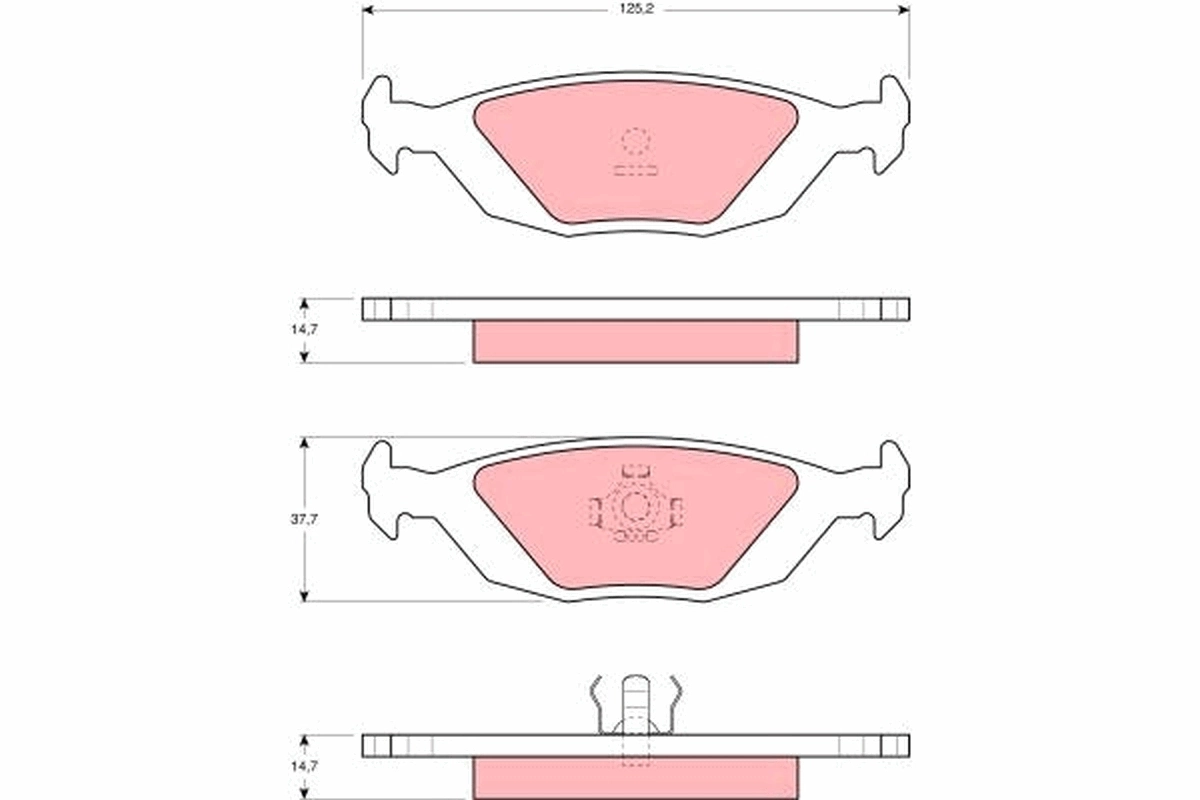 Set placute frana