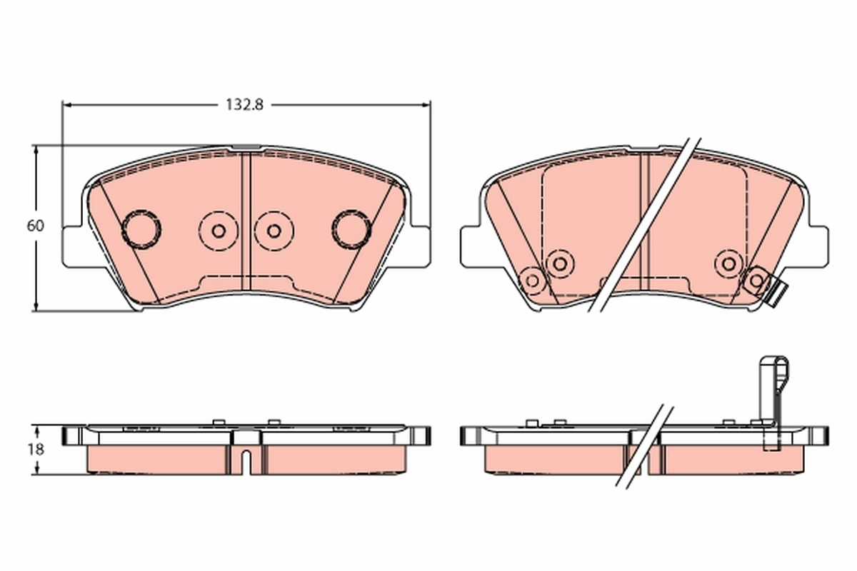 Set placute frana
