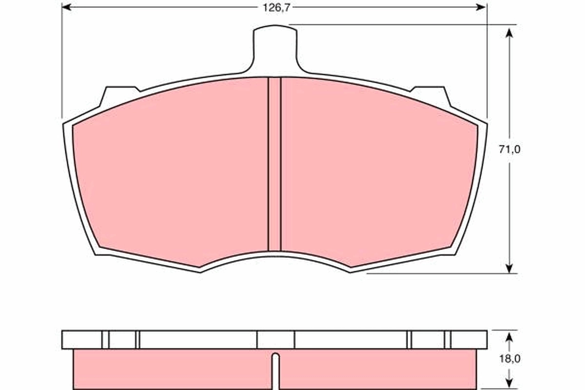 Set placute frana