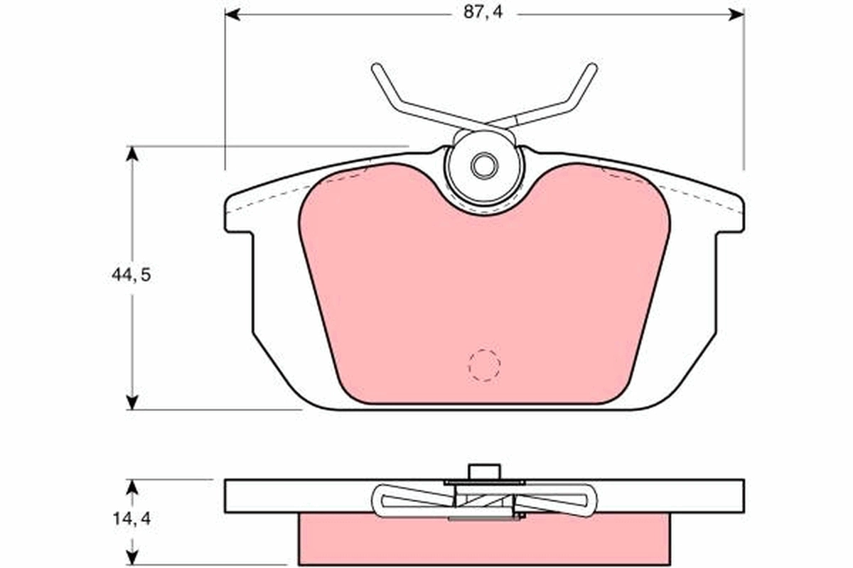 Set placute frana