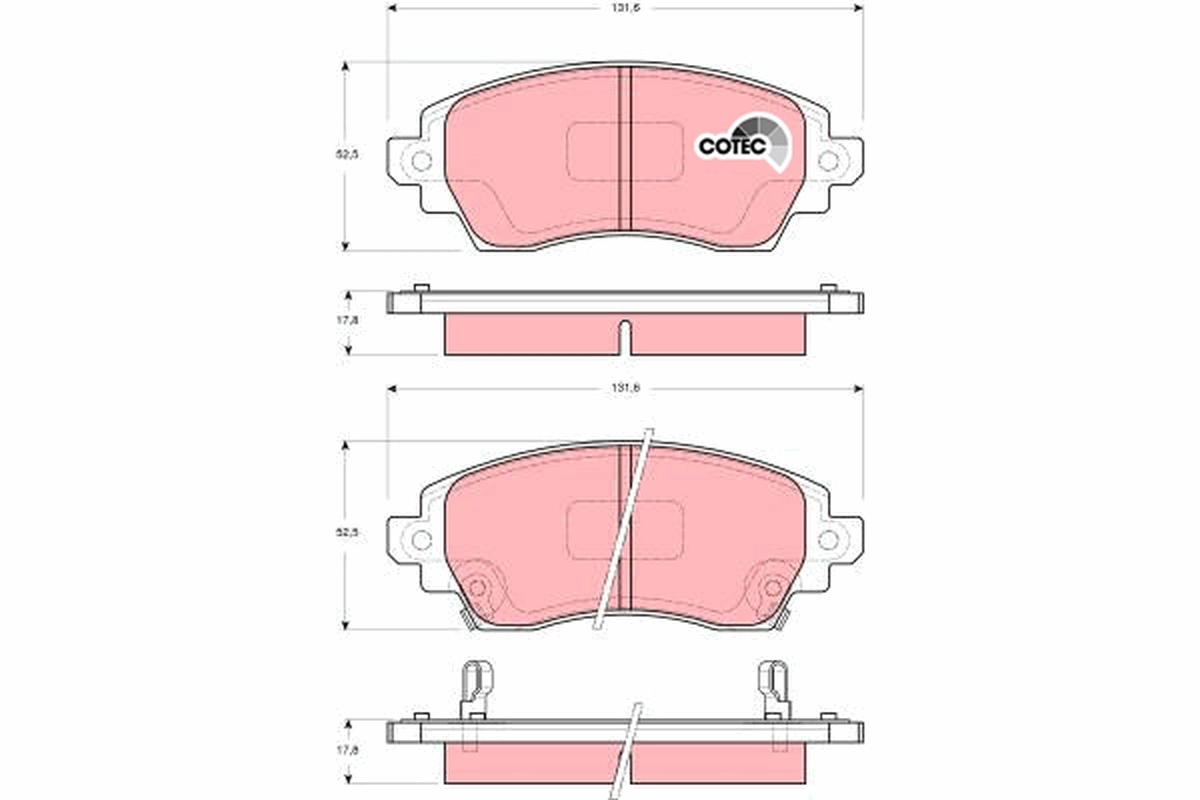Set placute frana