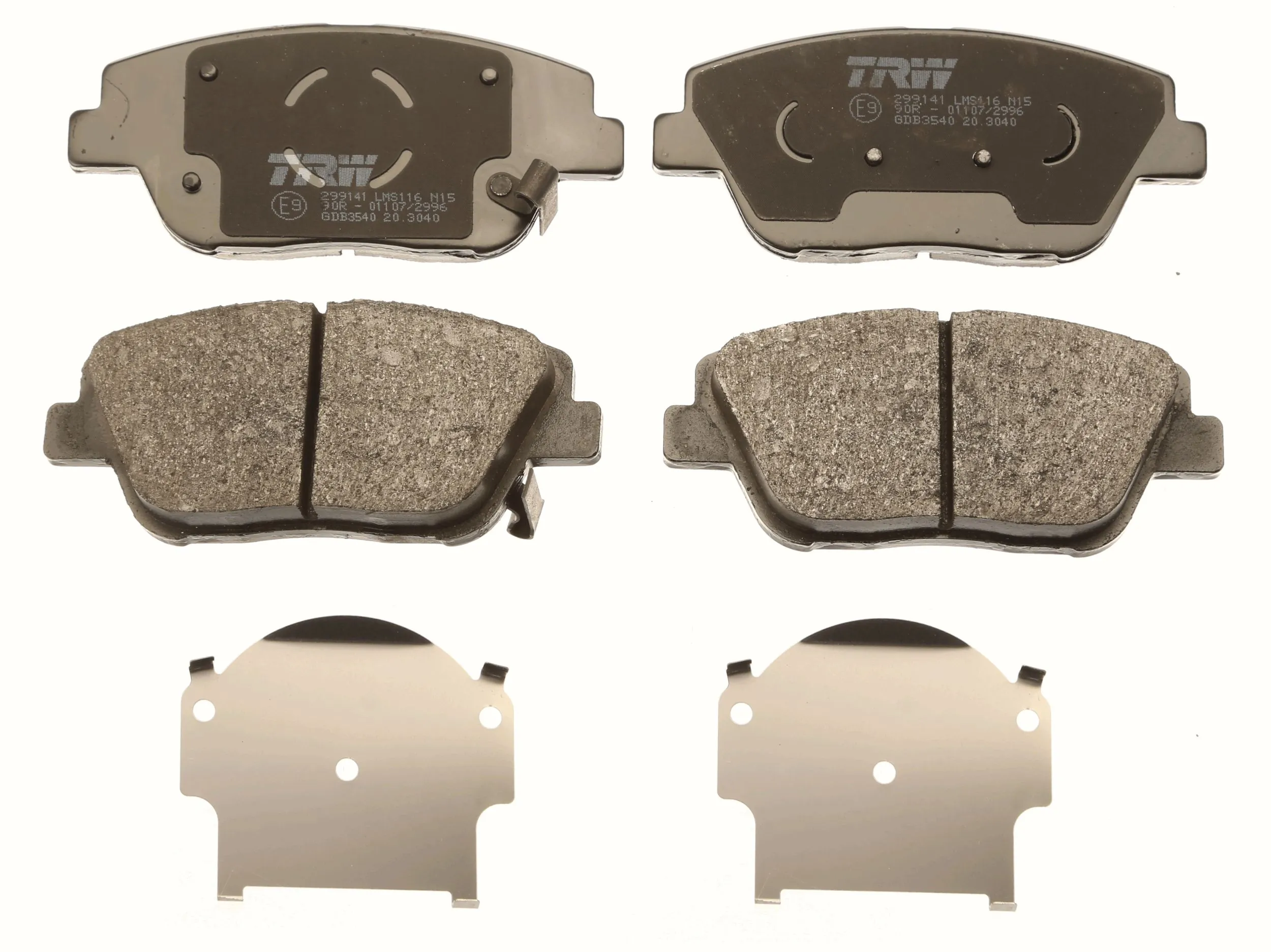 Set placute frana
