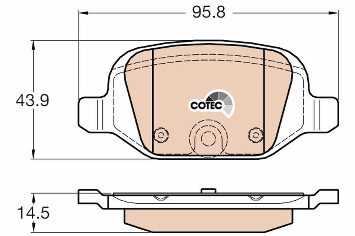 Set placute frana