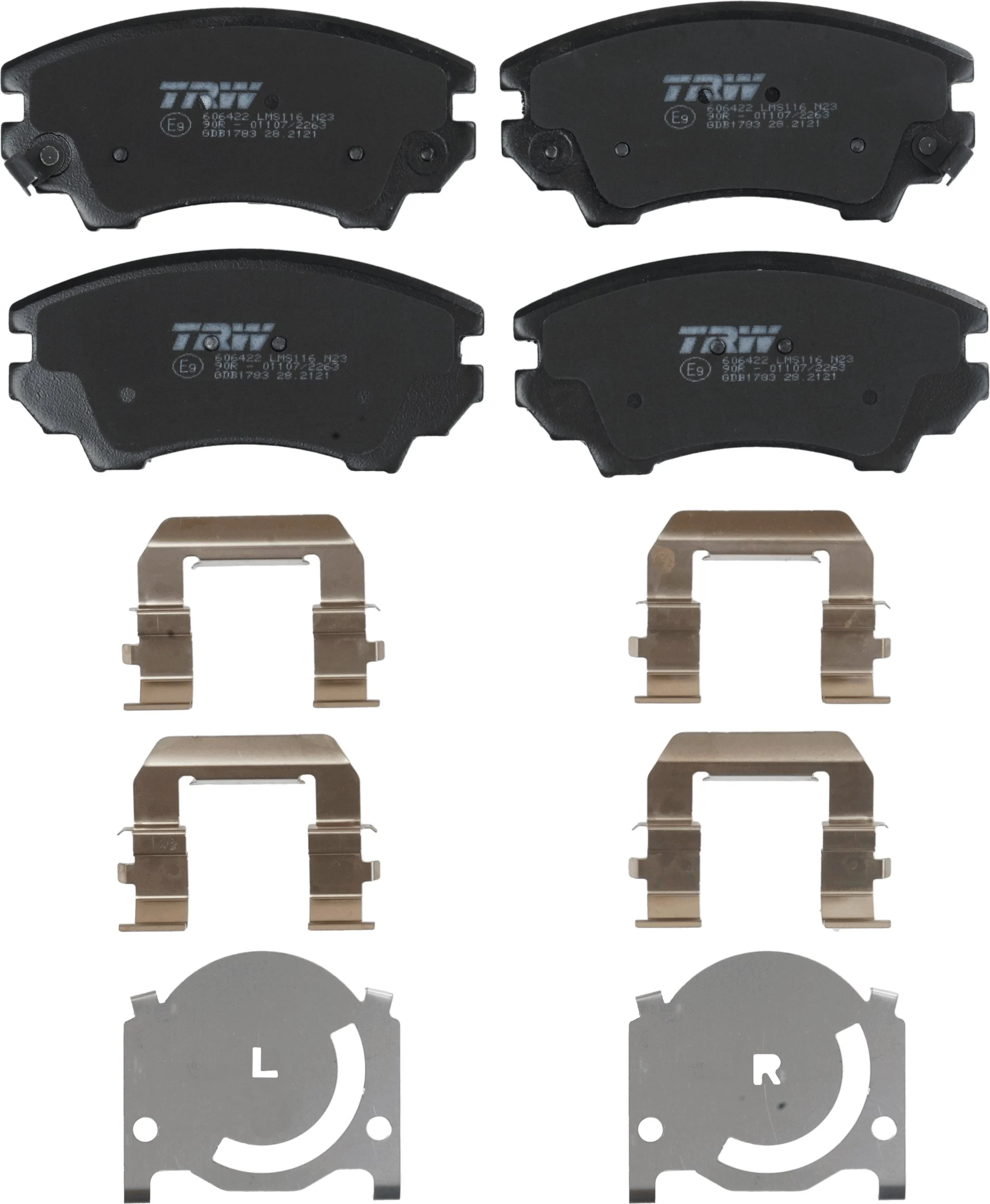 Set placute frana