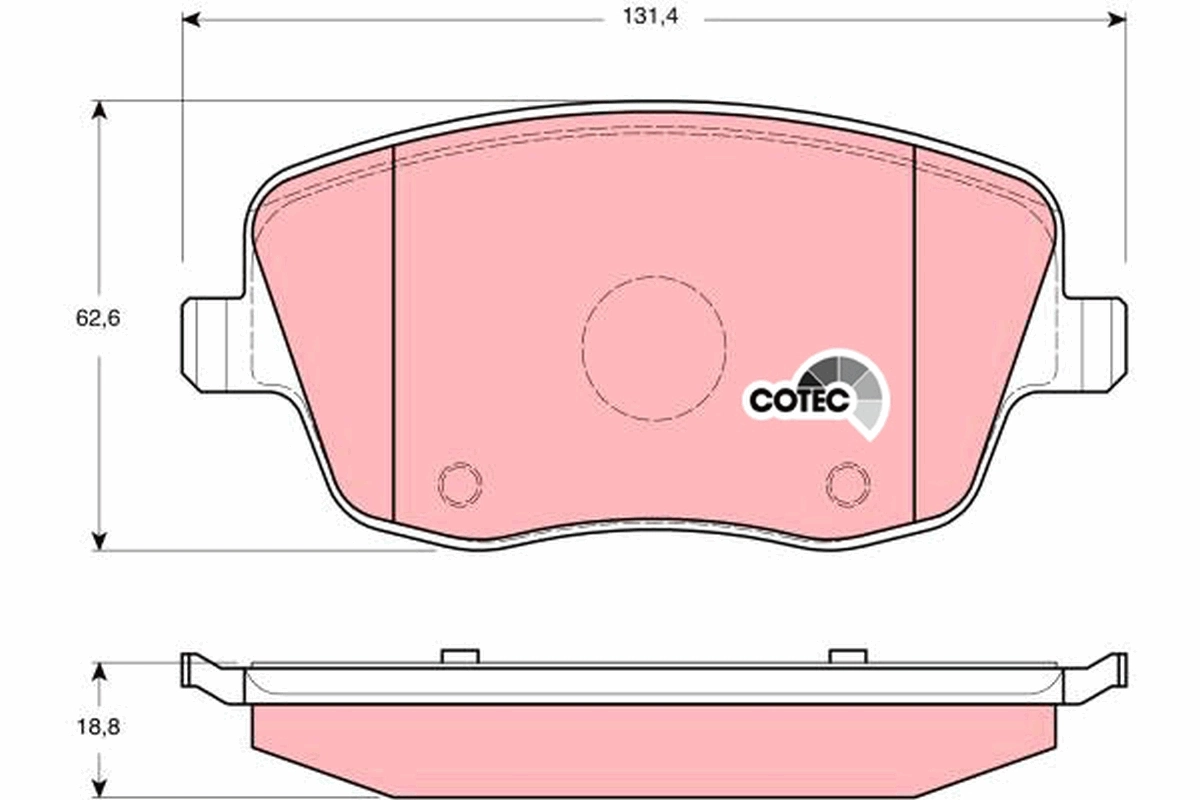 Set placute frana