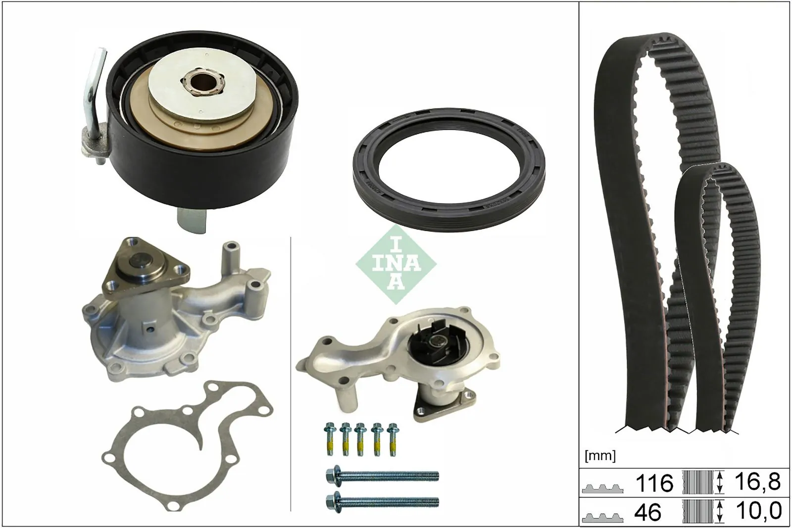 Set pompa apa + curea dintata