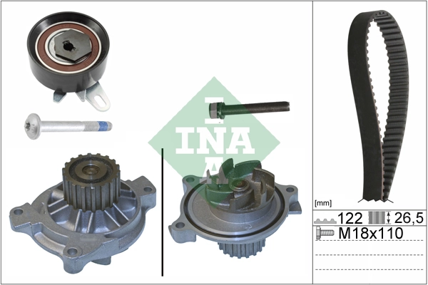 Set pompa apa + curea dintata