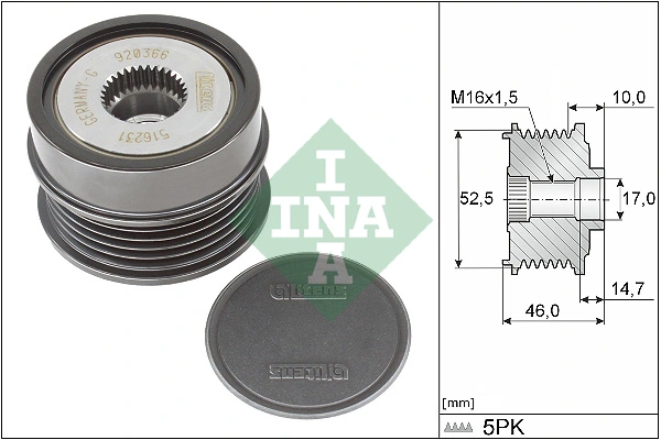 Fulie alternator