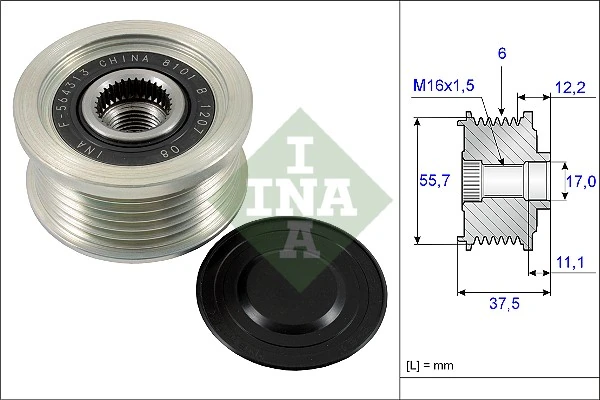 Fulie alternator