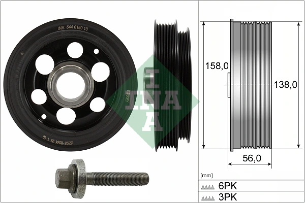Set fulie arbore cotit