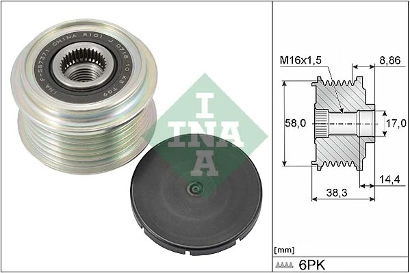 Sistem roata libera, generator