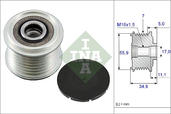 Fulie alternator