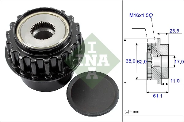 Fulie alternator