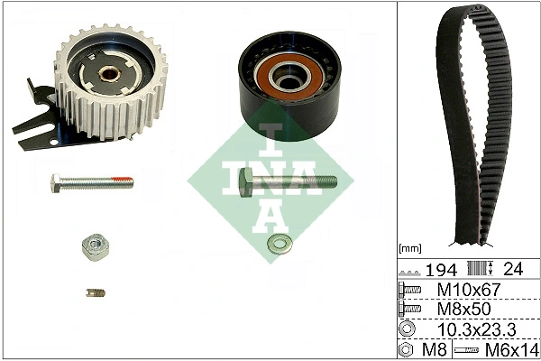 Set distributie curea