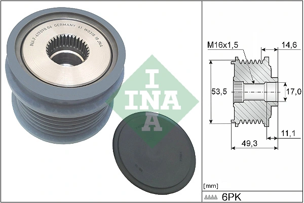 Sistem roata libera, generator
