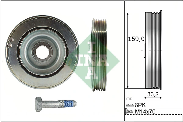 Set fulie arbore cotit