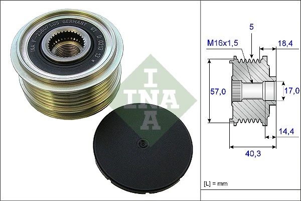 Fulie alternator