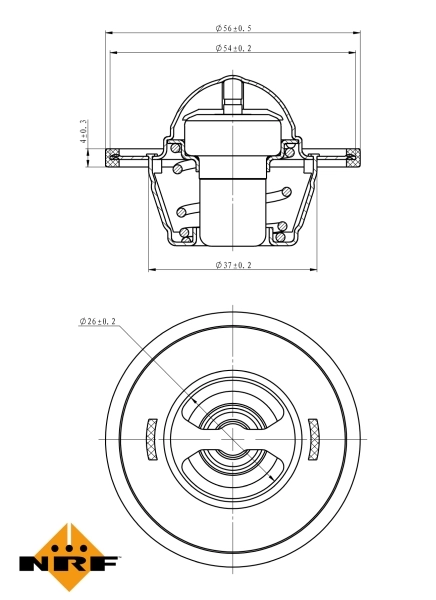 Termostat lichid racire